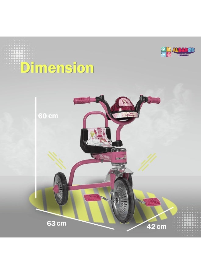 AL BADER Three Wheel Tricycle For Toddlers With 2 Seats With Music And Lights - Image 4